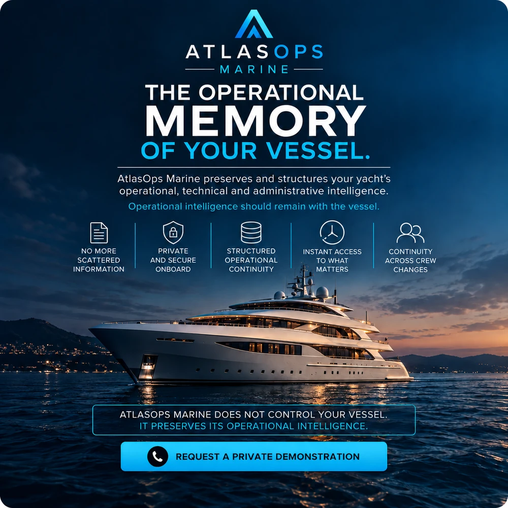 AtlasOps Marine: memoria operativa, técnica y administrativa del barco.